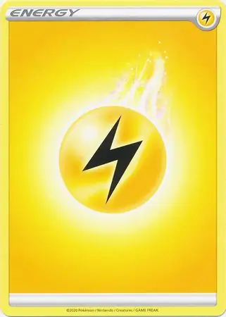 Lightning Energy Pokemon card from Sword & Shield